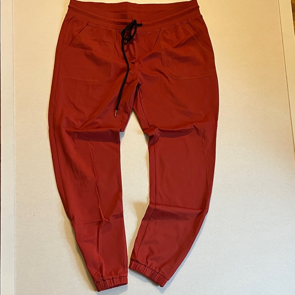 ZYIA Burnt Orange Track Joggers w/zippers